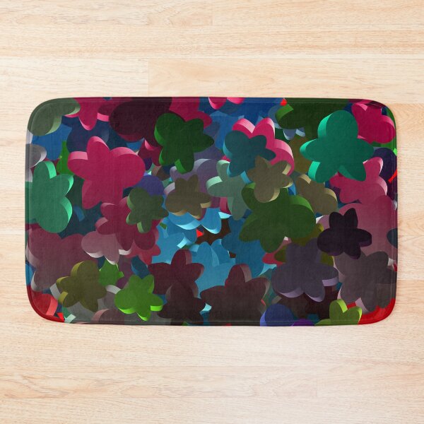 Item preview, MeepleMania (Colorful Collection Of Flying Meeples) designed and sold by SassyClassyMe.
