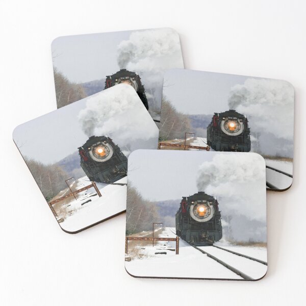 Item preview, Steam Locomotive, Steamtown Excursion Train in the Winter Snow designed and sold by ScienceSource.