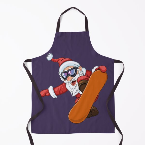 Item preview, Santa Claus Christmas Snowboarding  designed and sold by BerryCats.