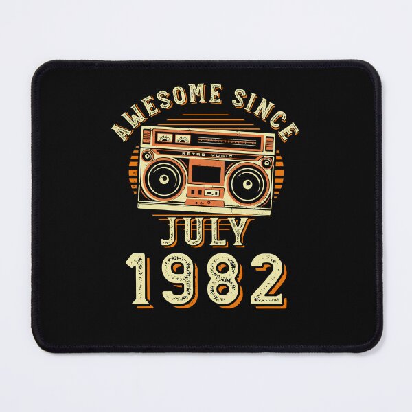 Item preview, Funny Birthday Quote, Awesome Since July 1982, Cool Birthday designed and sold by Estrytee.