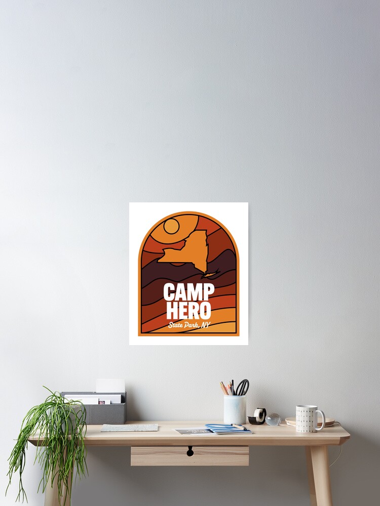 Imagen 2 de 3, Póster con la obra Camp Hero State Park New York, diseñada y vendida por HalpinDesign.