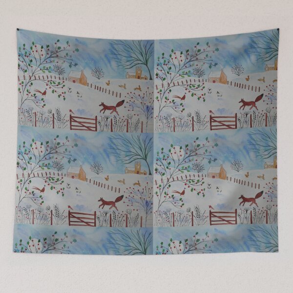 Item preview, Fox Walking in The Snow,  designed and sold by Casimirasart.