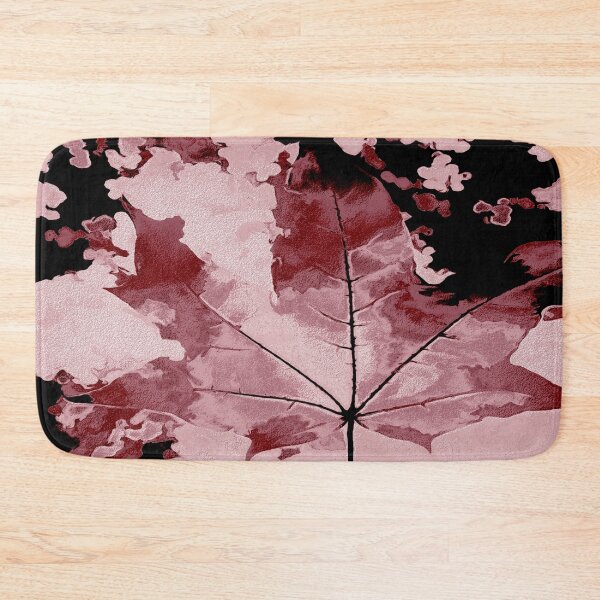 Item preview, Maple leaf with pink color designed and sold by SulkaCreative.