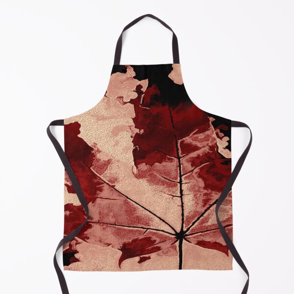 Item preview, Maple leaf with rose gold and red colors designed and sold by SulkaCreative.