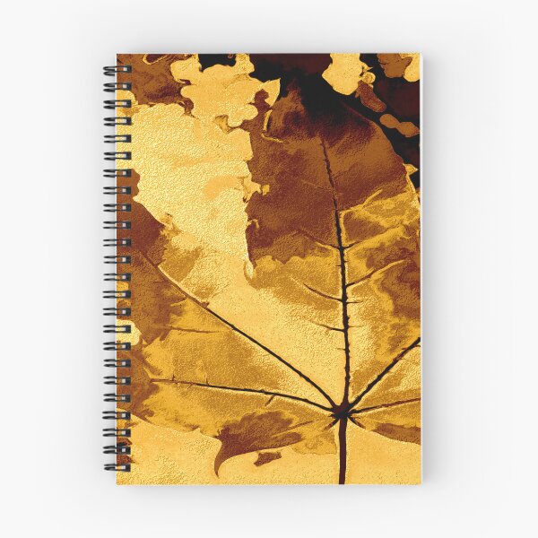 Item preview, Maple leaf with golden color designed and sold by SulkaCreative.
