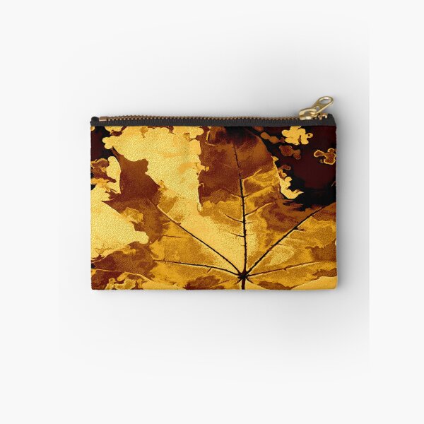 Item preview, Maple leaf with golden color designed and sold by SulkaCreative.