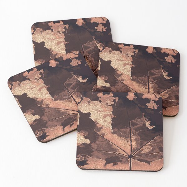 Item preview, Maple leaf with bronze color designed and sold by SulkaCreative.