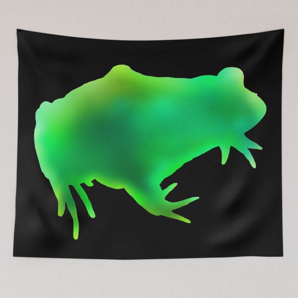 Item preview, Green Ombre Frog Silhouette designed and sold by Deborah Camp.
