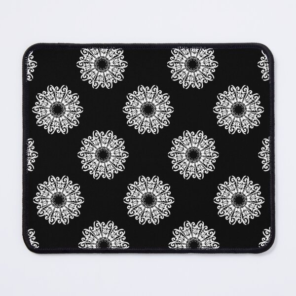 Item preview, Black and White Mandala Pattern designed and sold by thesnowwhyte.