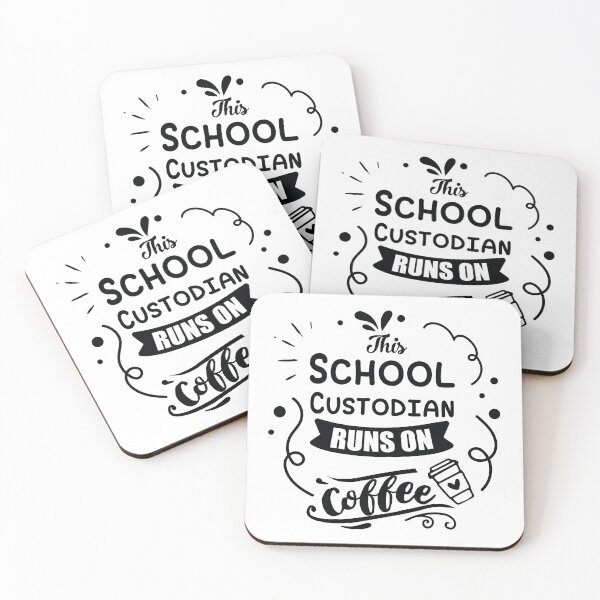 Item preview, This School Custodian Run On Coffee  designed and sold by Innovational.