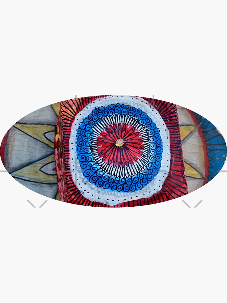 Thumbnail 3 of 3, Sticker, The Eye - Ethnic designed and sold by Arema Arega.