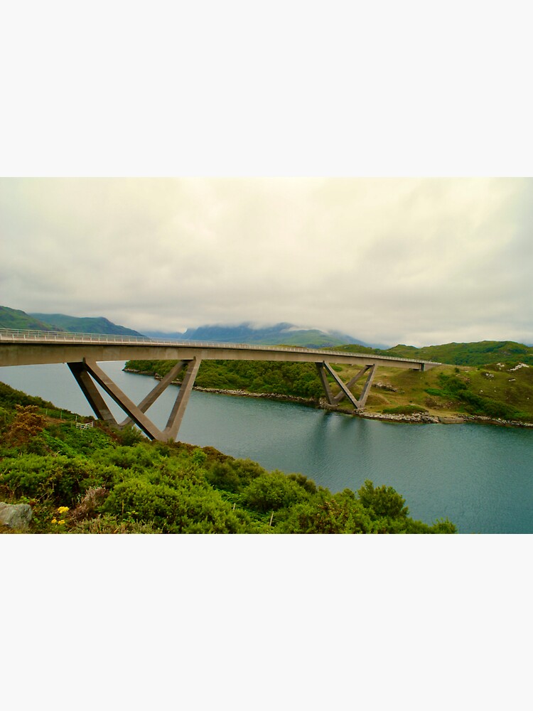 "Kylesku bridge " Sticker for Sale by LazyAdventureCo Redbubble