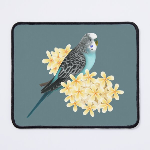 Item preview, Blue and White Budgerigar designed and sold by dart frog.