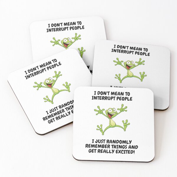 Item preview, I DON'T MEAN TO INTERRUP PEOPLE designed and sold by forgodandcountr.