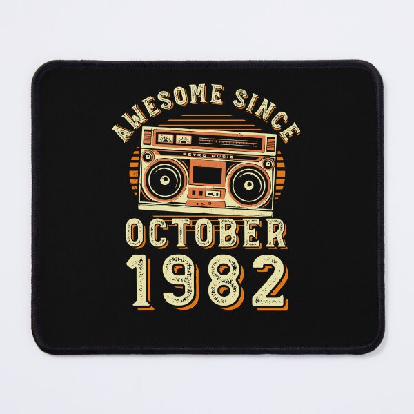 Item preview, Funny Birthday Quote, Awesome Since October 1982, Cool Birthday designed and sold by Estrytee.