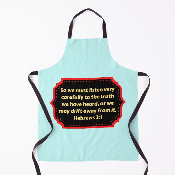 Item preview, Bible Verse Hebrews 2:1 designed and sold by Prayingwarrior.