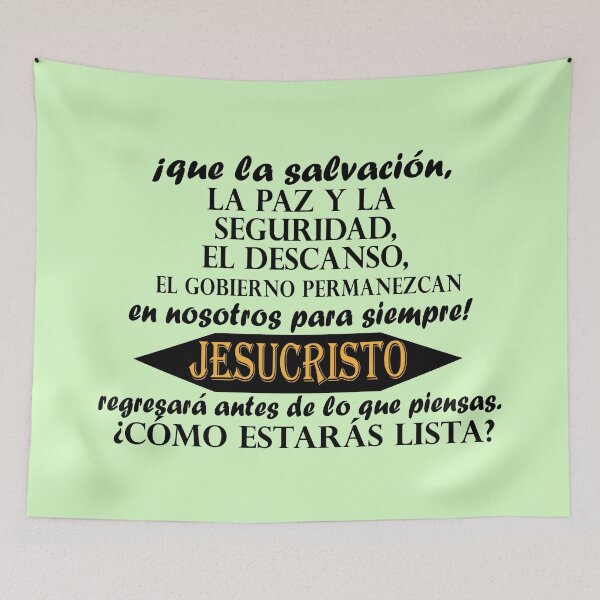 Item preview,  Peace and Safety in Jesus Christ (Spanish) designed and sold by Dina S  Morris.