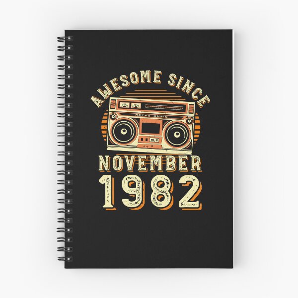 Item preview, Funny Birthday Quote, Awesome Since November 1982, Cool Birthday designed and sold by Estrytee.