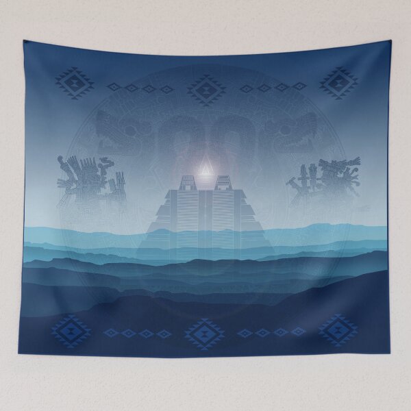 Item preview, Ghosts of Tenochtitlan - Aztec Art designed and sold by kernowerno.
