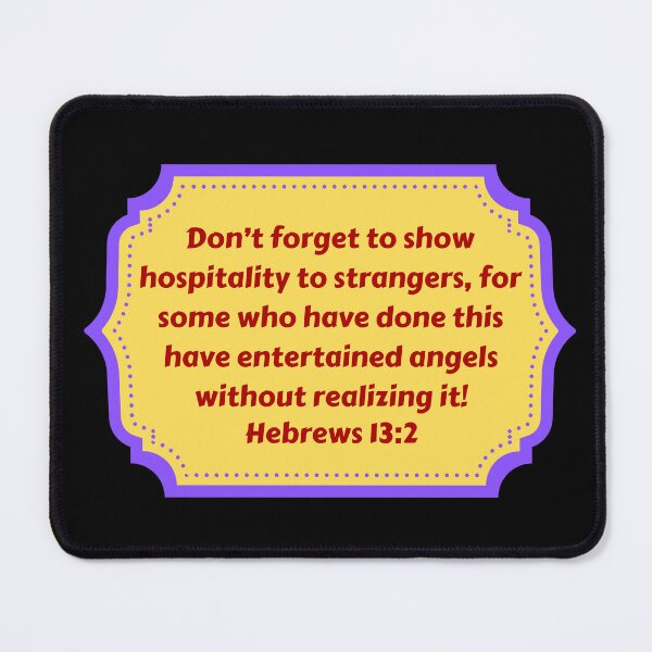 Item preview, Bible Verse Hebrews 13:2 designed and sold by Prayingwarrior.