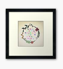 Aa Bb Cc Framed Print
