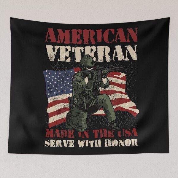 Item preview, American veteran - serve with honor designed and sold by RebeccaRe.