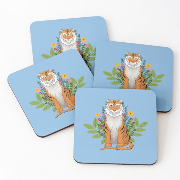 Item preview, Floral Tiger designed and sold by leBoosh-Designs.