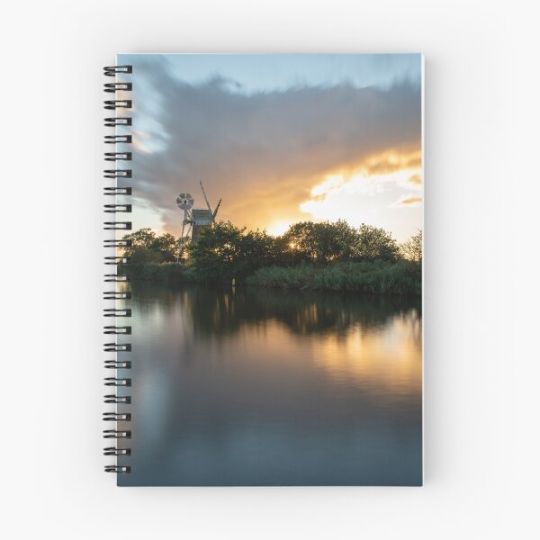 Item preview, Sunset over Norfolk Broads windmill designed and sold by cdkphotos.