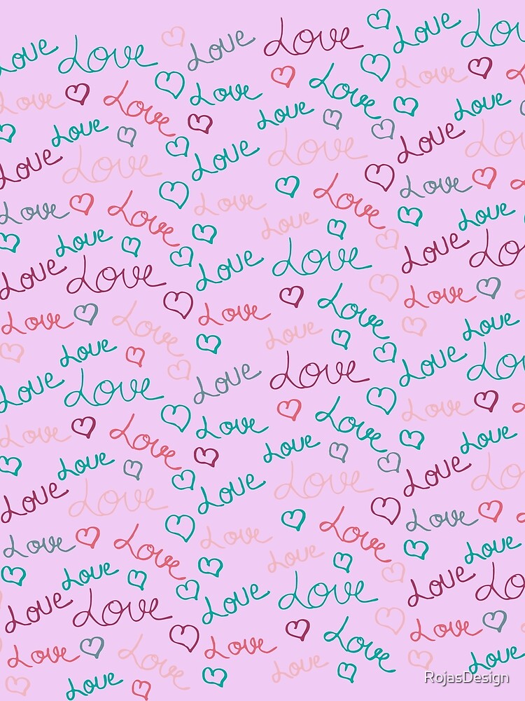 Thumbnail 3 of 3, Scarf, Love <3 designed and sold by RojasDesign.