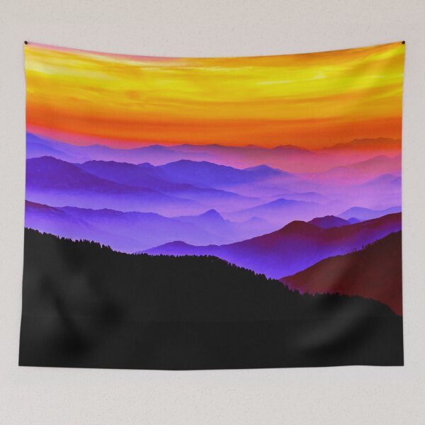 Item preview, Misty Mountains Sunset designed and sold by Susan Maxwell Schmidt.