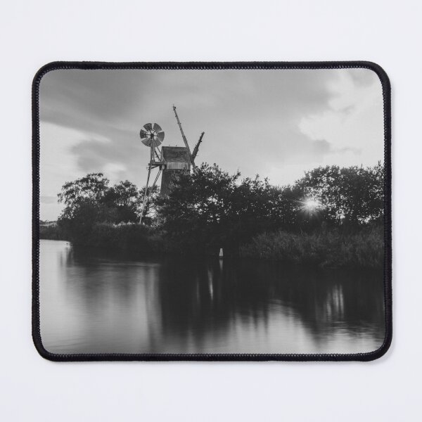 Item preview, Turf Fen windpump in monochrome designed and sold by cdkphotos.