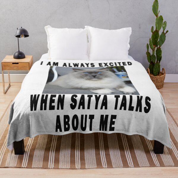 Item preview, i am always excited when satya talks about me designed and sold by GOLDFAMILYSHOP.