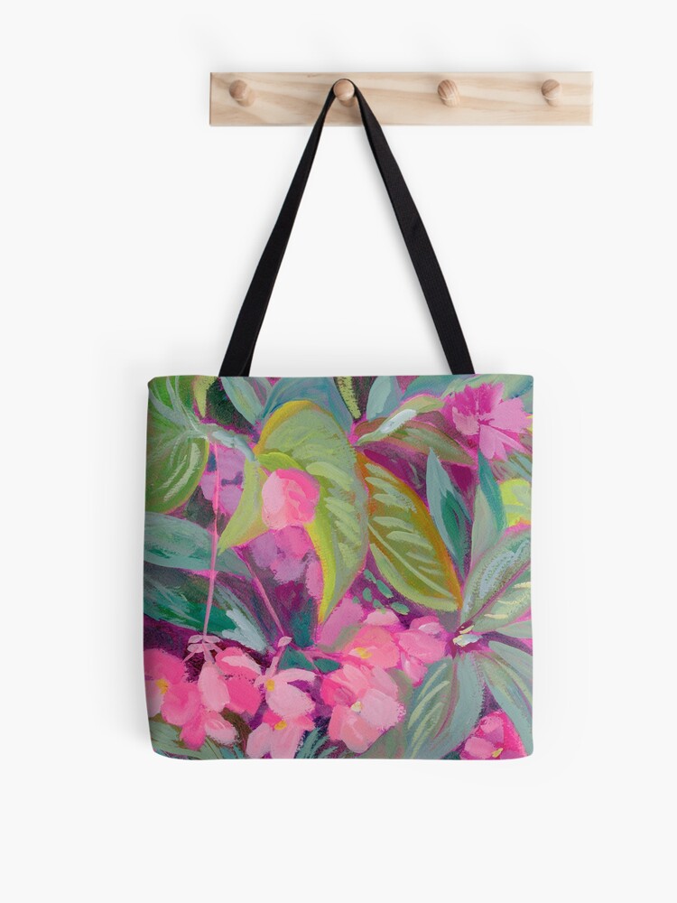 Thumbnail 1 of 2, Tote Bag, Begonia designed and sold by suzanneallard.