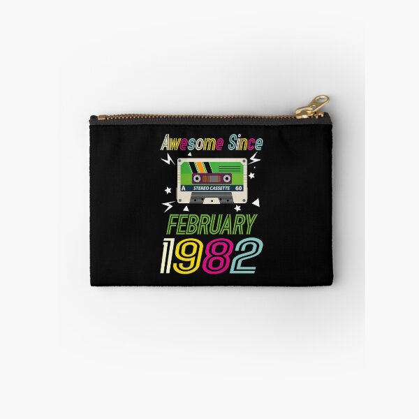 Item preview, Funny Birthday Quote, Awesome Since February 1982, Retro Birthday designed and sold by Estrytee.