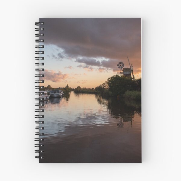 Item preview, Sunset over Norfolk Broads Turf Fen windmill designed and sold by cdkphotos.