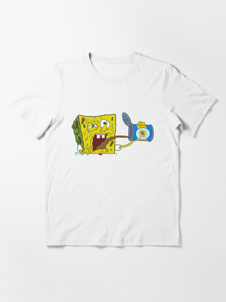 SPONGEBOB MEME funny face Essential T-Shirt for Sale by ARTemSPL