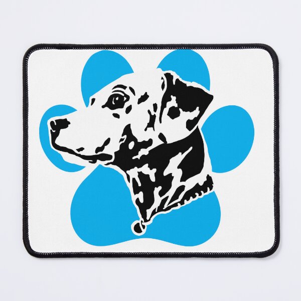 Item preview, Dalmatian Blue Paw Art designed and sold by suerussoart.