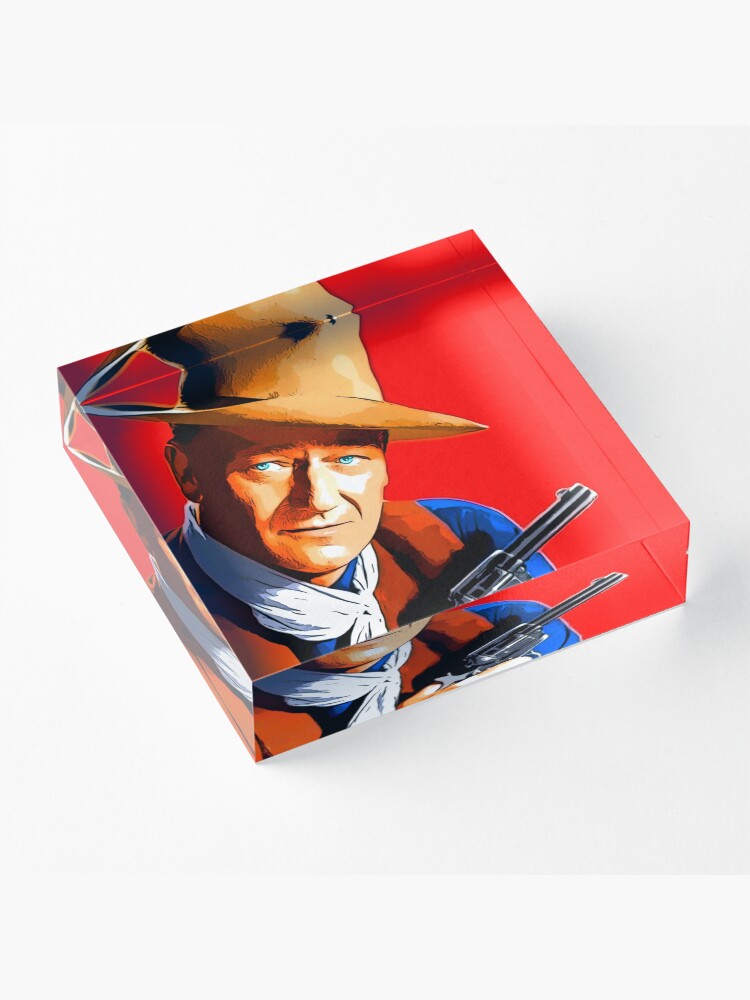 Alternate view of John Wayne in Rio Bravo Acrylic Block