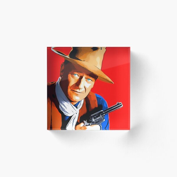 John Wayne in Rio Bravo Acrylic Block