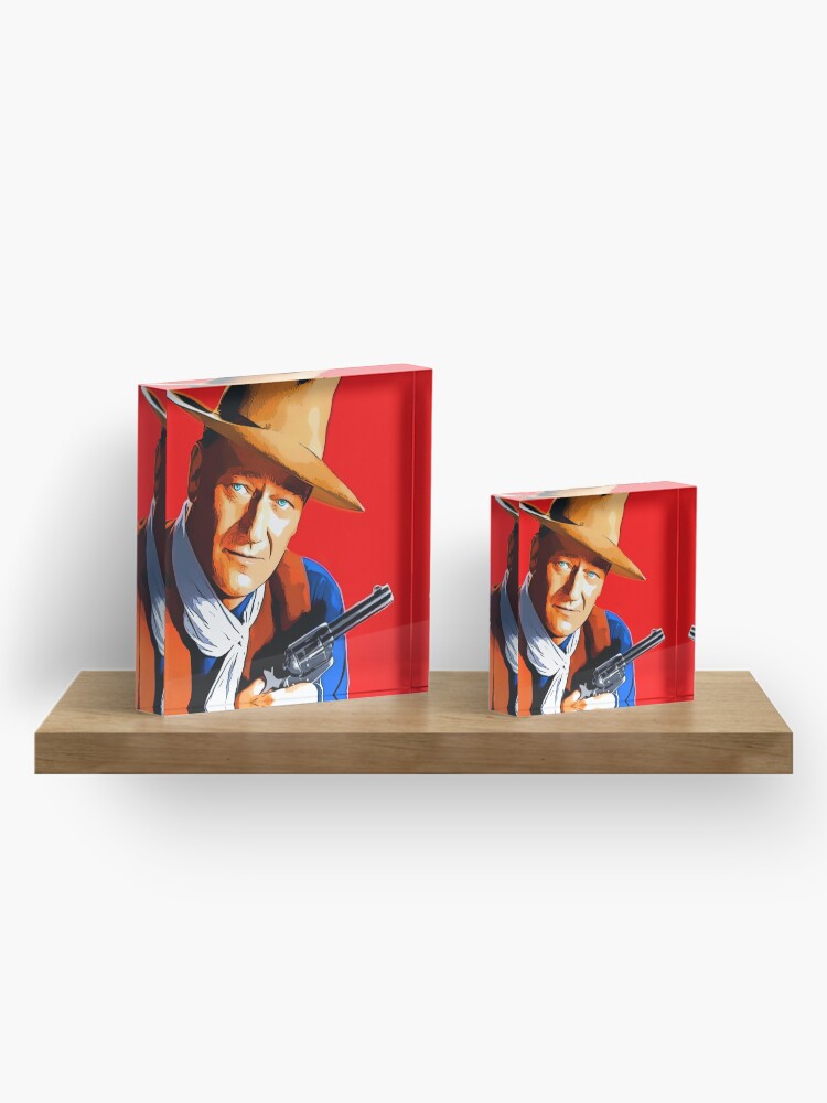 Alternate view of John Wayne in Rio Bravo Acrylic Block