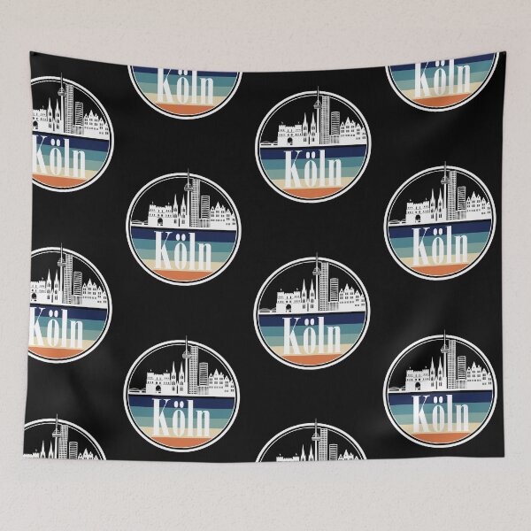 Item preview, retro skyline cologen  designed and sold by pirminio.