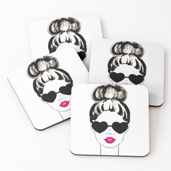 Item preview, Red lipstick woman with glasses designed and sold by The-Lerach.