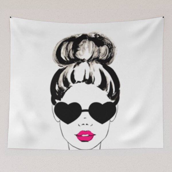 Item preview, Red lipstick woman with glasses designed and sold by The-Lerach.