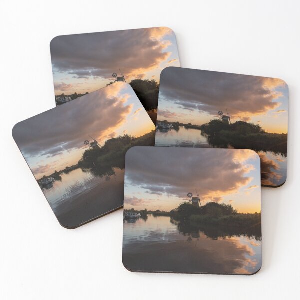 Item preview, Sunset at How Hill Turf Fen windpump designed and sold by cdkphotos.