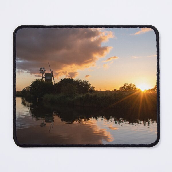 Item preview, Sunset at How Hill Turf Fen windpump designed and sold by cdkphotos.