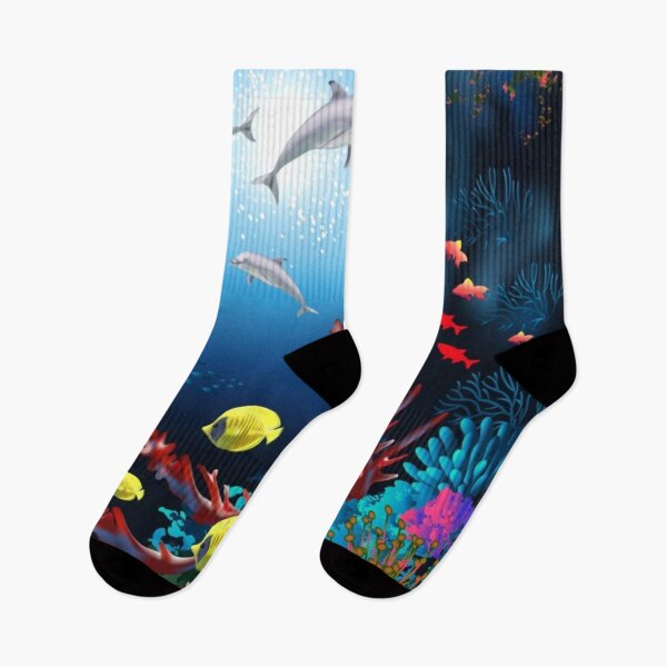 Item preview, Under the ocean with Dolphins designed and sold by nitty73.