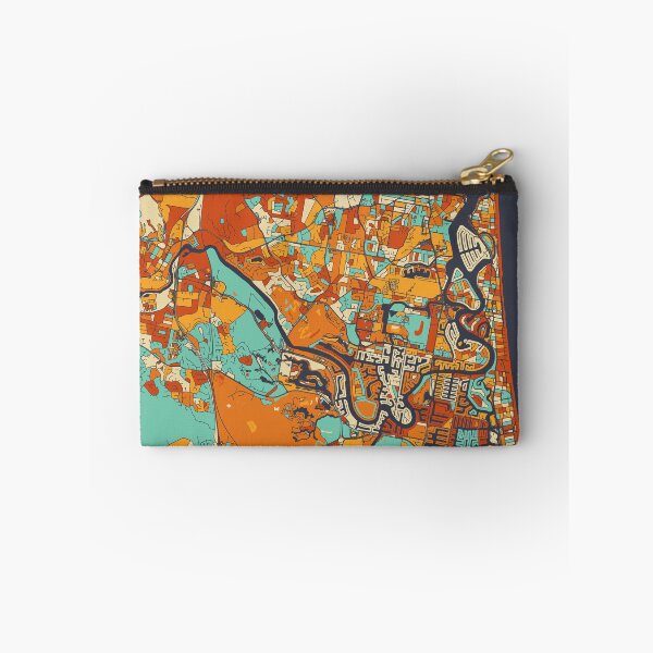 Item preview, Gold Coast Map - Mosaic - Retro Colors designed and sold by HomeCities.