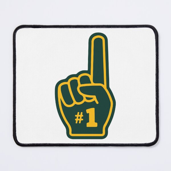Item preview, Packers Themed Number 1 Fan Foam Finger designed and sold by RoyaltyWearTees.