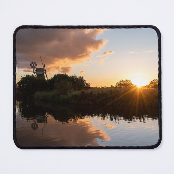 Item preview, Norfolk Broads windmill sunset designed and sold by cdkphotos.