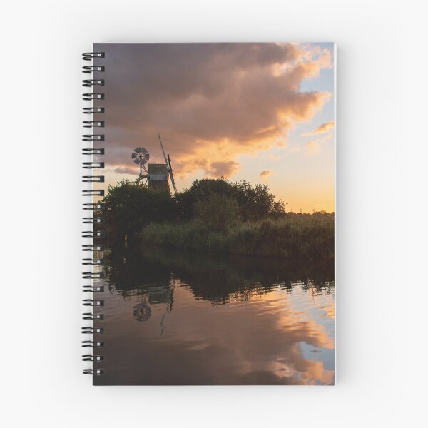 Item preview, Norfolk Broads windmill sunset designed and sold by cdkphotos.